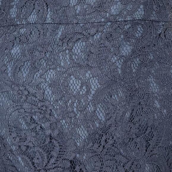2/$50 NWOT Dessy Collection Midnight Blue Lace Gown Size 2 | Formal - Picture 5 of 8